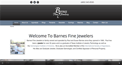 Desktop Screenshot of barnesfinejewelers.com